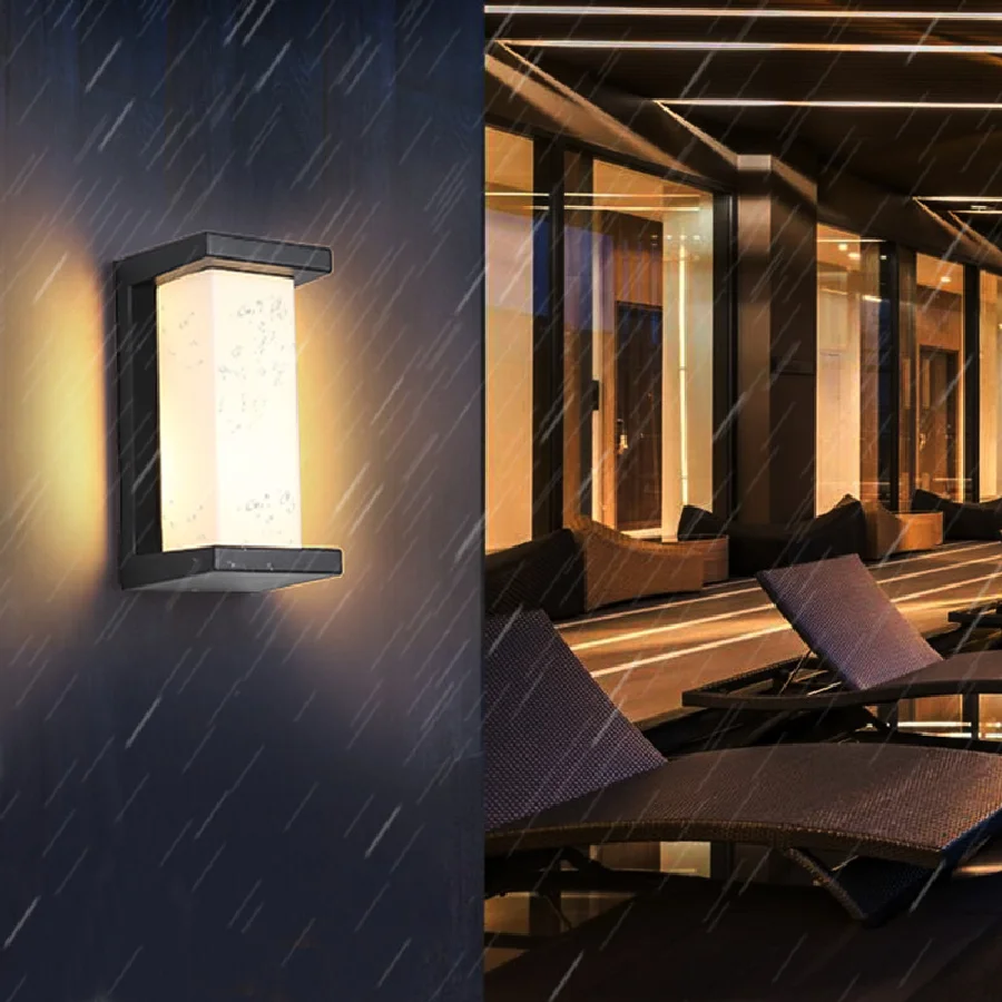 

Outdoor Wall Light Waterproof Aisle Stairs Courtyard Door Outdoor LED Super Bright Waterproof Light Balcony Bathroom Wall Light