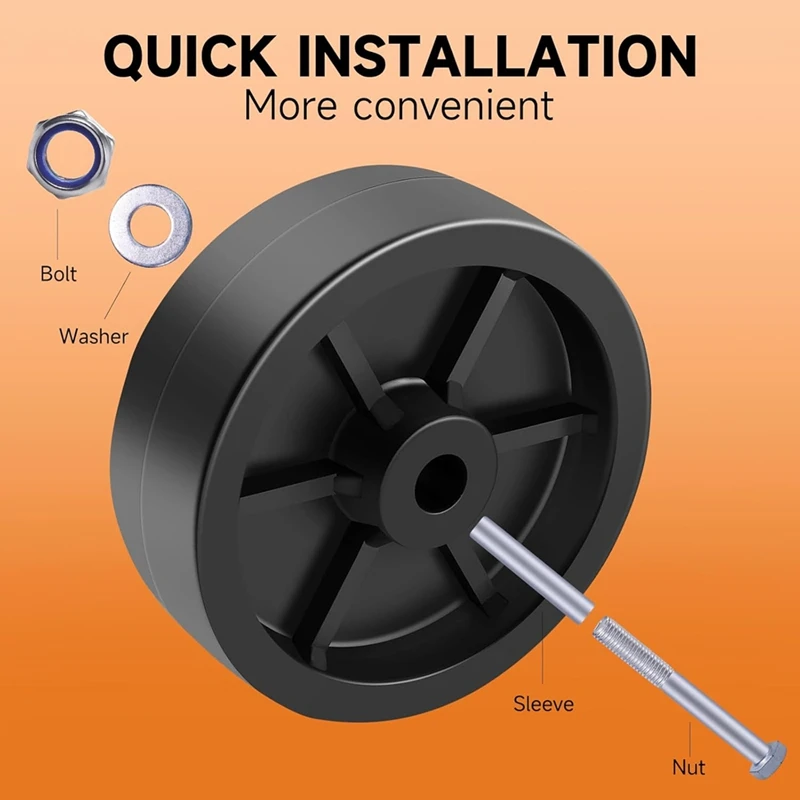 6-дюймовый домкрат для прицепа сменное колесо сцепного устройства запасные части