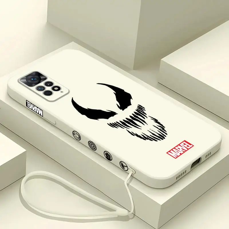 Чехол для телефона с логотипом Marvel Avengers Hero Redmi Note 9 10 Pro 8 9S 7 9T 12S 11S 11 10T 12 Plus