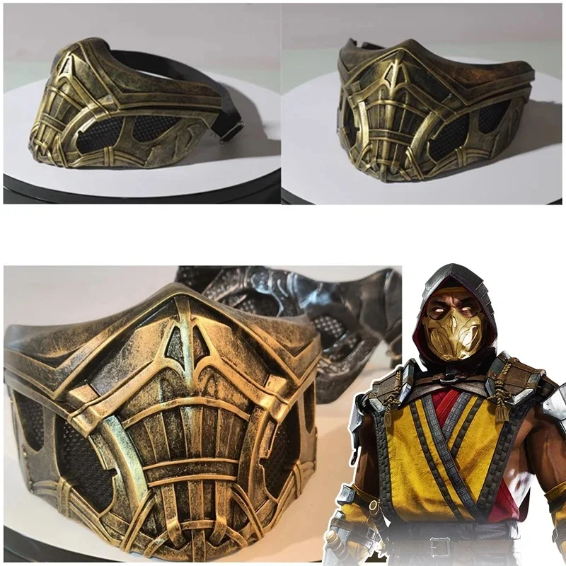 Фото ❤️ Косплей ❤️ Маска для косплея Sub-Zero: Скорпион и Би-Хан (Нуб Сайбот) из игры Mortal Kombat, реквизит для ролевых игр, Хэллоуина и карнавалов ❤️ №3