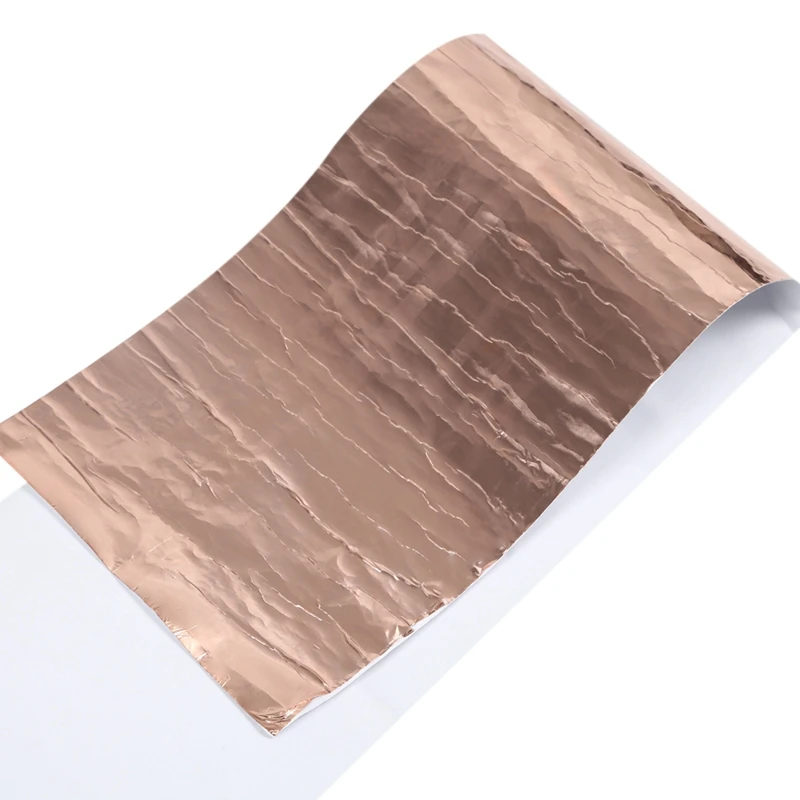 

2X Copper Foil Tape Shielding Sheet 200 X 1000Mm Double-Sided Conductive Roll