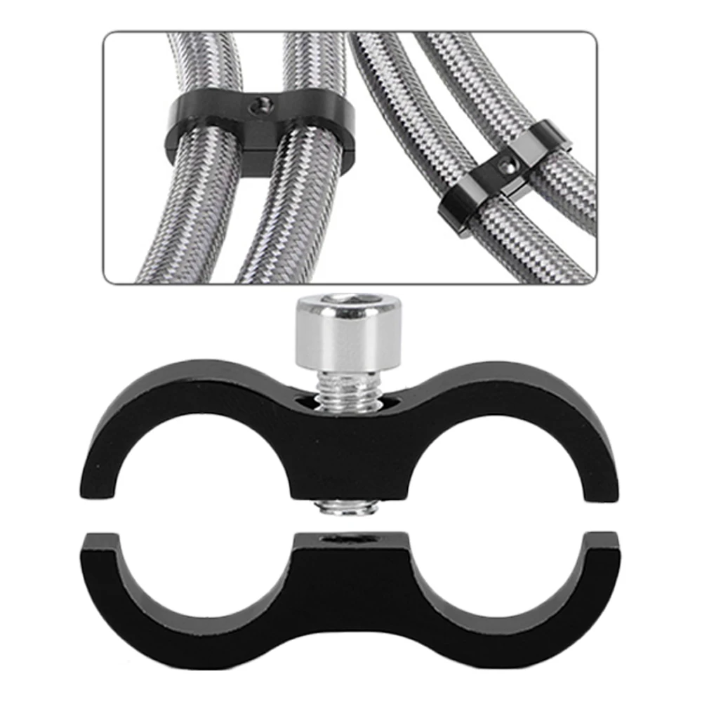 1 шт. AN4 AN6 AN8 AN10 хомут для шланга T-6 алюминиевый сепаратор линии разделитель зажим