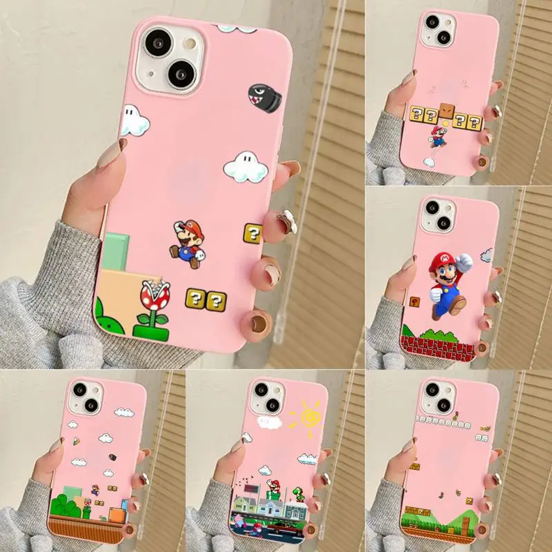 

Game Marios Phone Case For Iphone 7 8 Plus X Xr Xs 11 12 13 Se2020 Mini Mobile Iphones 14 Pro Max Case