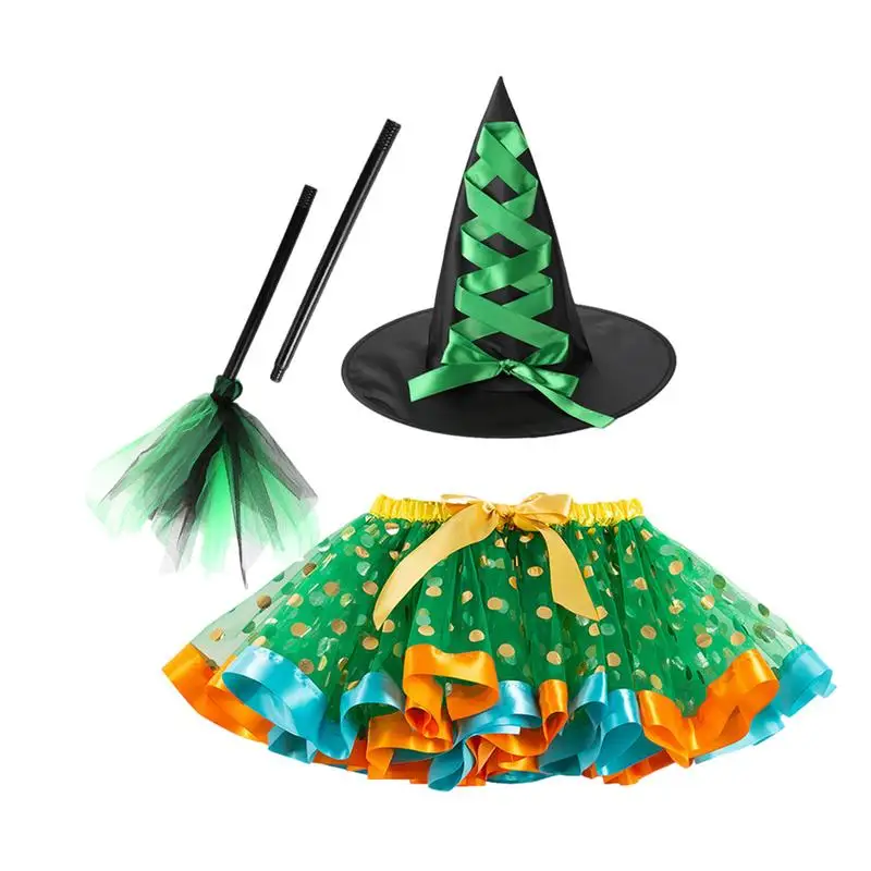 

Witch Costume Skirt Costume Dress Up 3 Pcs GirlsCostumes & Accessories Witch Skirt For Women Halloween Costume Dress Up