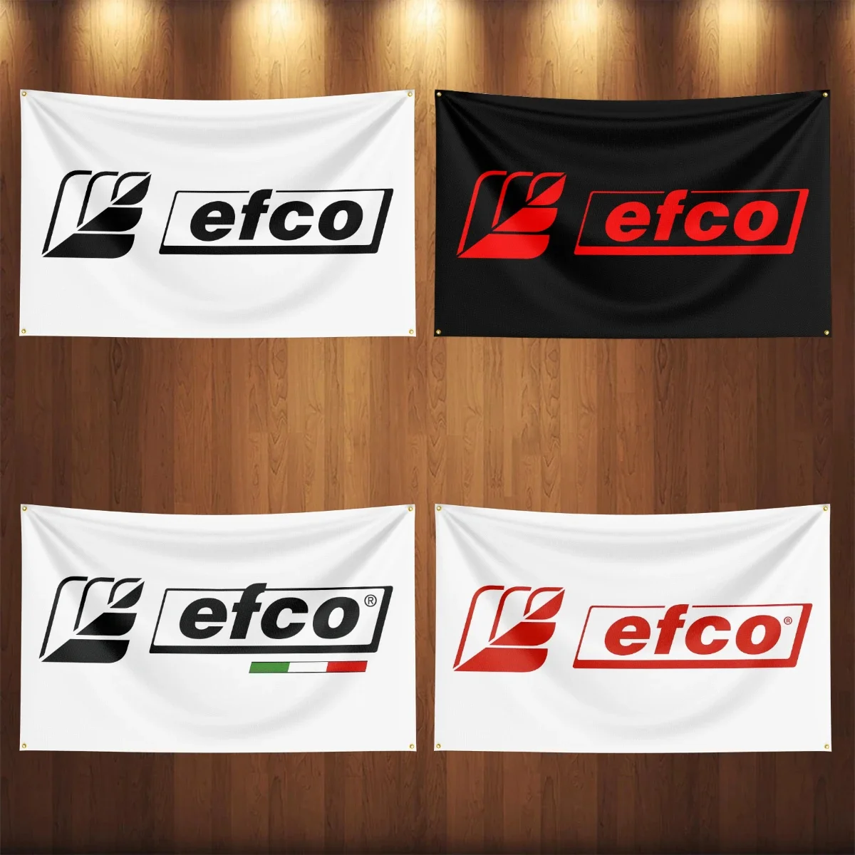 3x5 футов Efcos мощный логотип флаг полиэстер Печатный Электрический баннер для