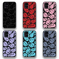 funny trippy smiley face phone case for samsung galaxy a52 a21s a02s a12 a31 a81 a10 a20e a30 a40 a50 a70 a80 a71 a51 5g
