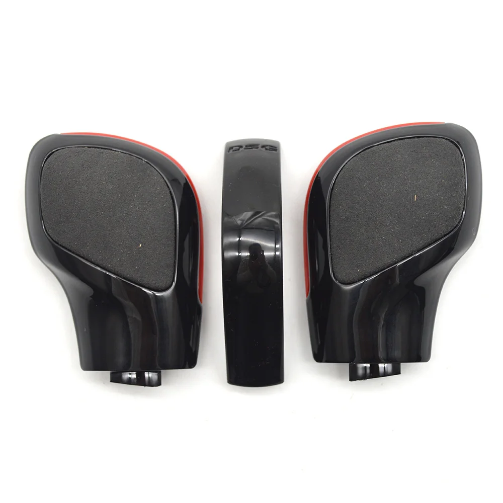 

Боковая крышка DSG для гандбола, красная замша, откидной черный рыцарь Для VW Arteon Golf MK6 7 Passat Jetta MK7, автоматическая боковая крышка рычага переключения передач