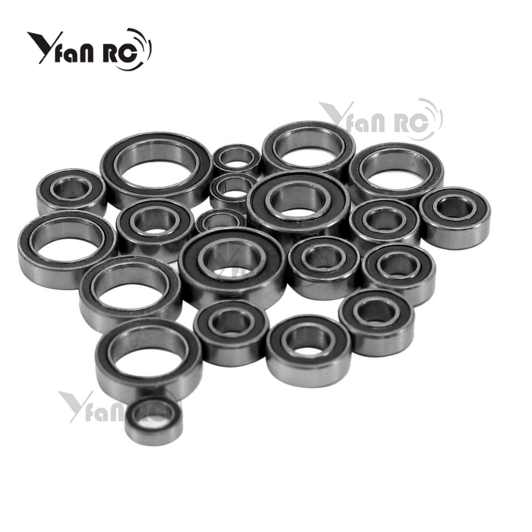 

21pcs Sealed Bearing Kit for Slash 4x4 VXL Rustler Stampede HQ727 Remo 1/10 RC Car Upgrade Parts Accessories
