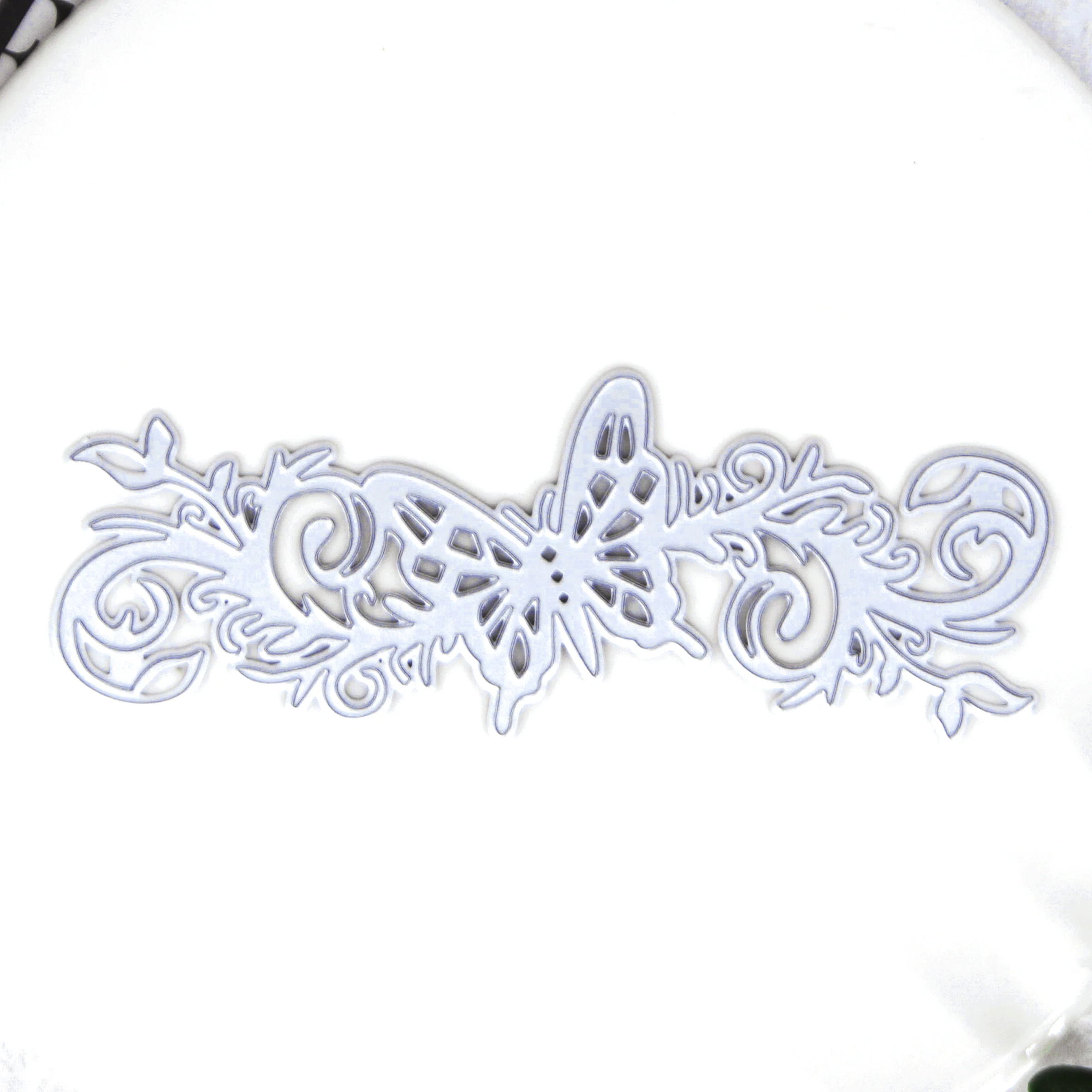 Штамп для вырезания лозы в форме бабочки уплотнение скрапбукинга сделай сам