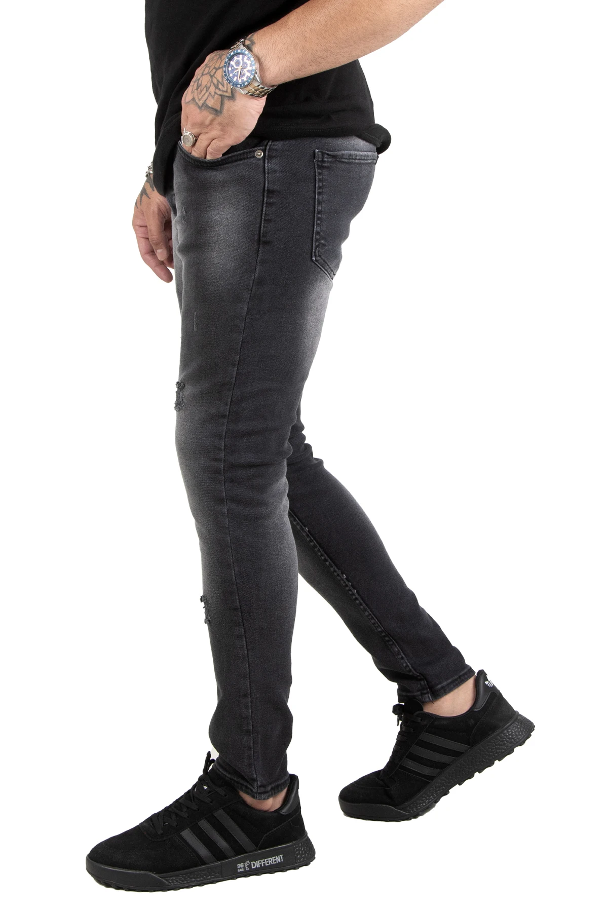 DeepSEA front belt Slim Fit lycra men's jeans 2205128