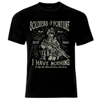 soldiers of fortune army military t shirt mens 100 cotton casual t shirts loose top new