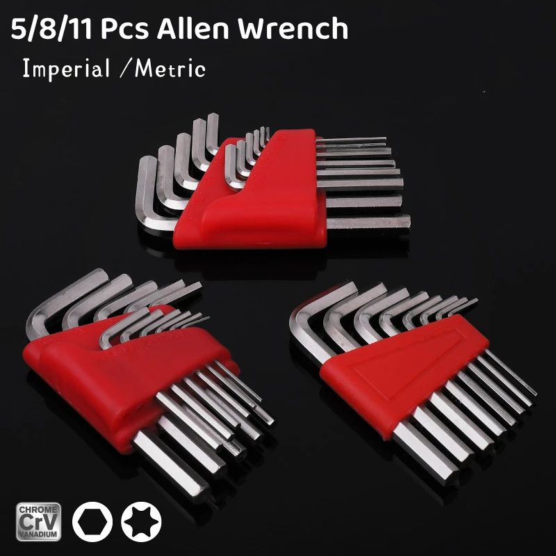 

Набор метрических гаечных ключей, комплект из 5/8/11 гаечных ключей с шестигранным хвостовиком, простота переноски в кармане
