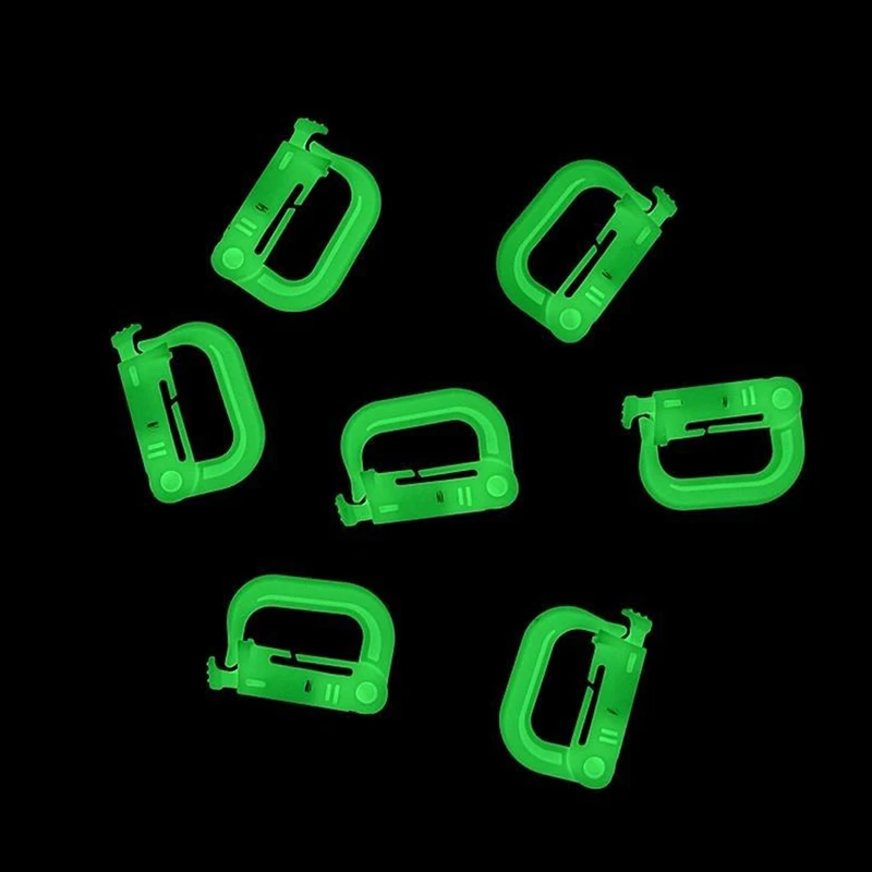 D-пряжка светящаяся Пряжка тактическая БЫСТРОРАЗЪЕМНАЯ защелка уличные