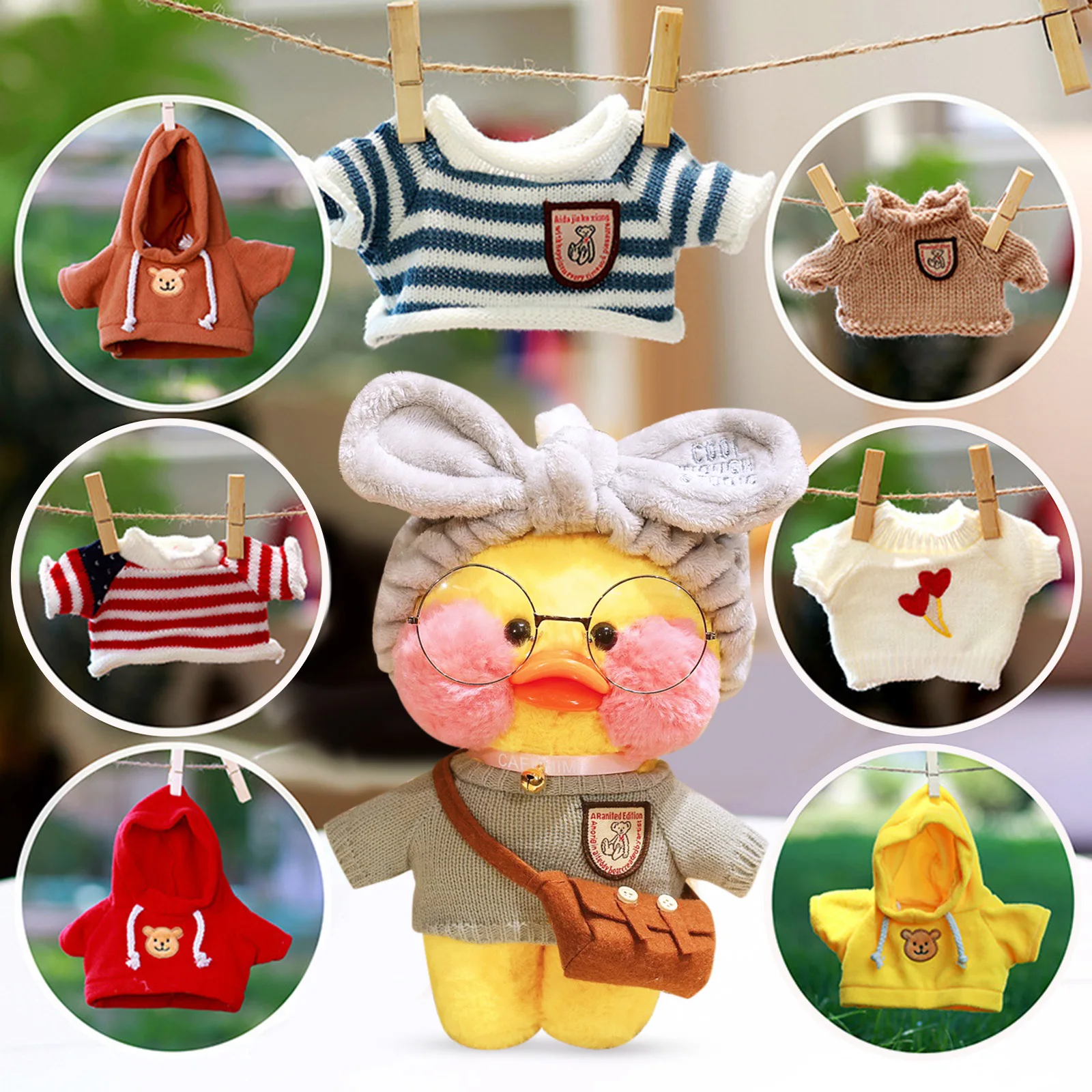 Одежда для утки 30 см плюшевые куклы одежда лалалафана хлопковая юбка комбинезон