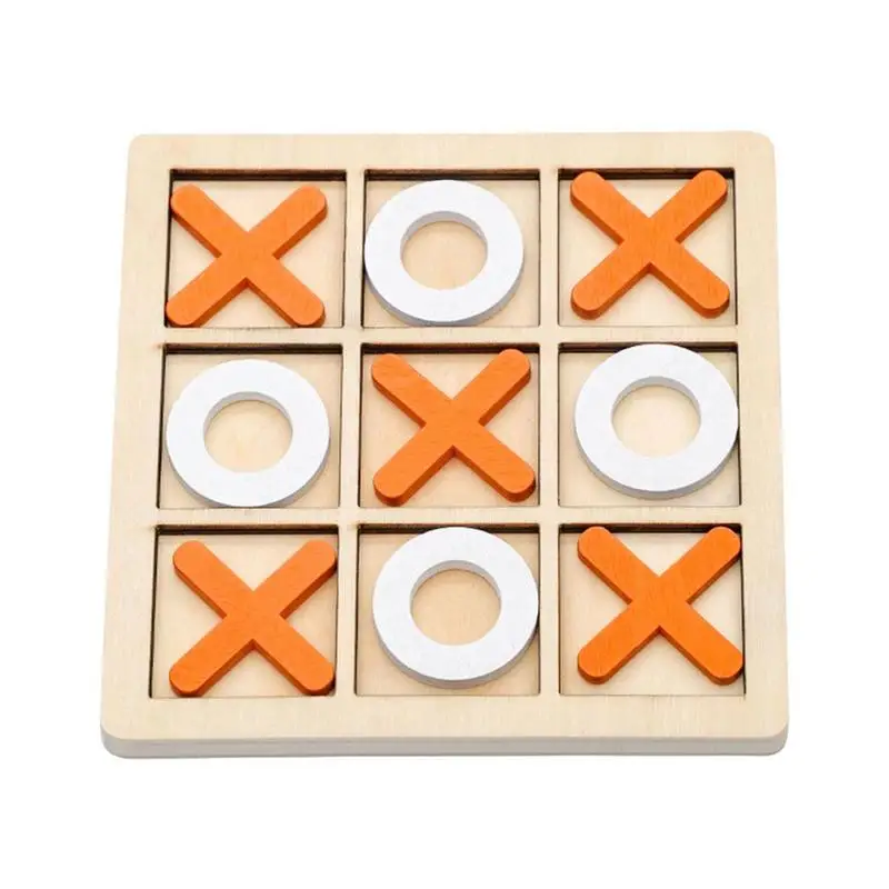 

Xo Board Game Tic-Tac-Toe Table Decorations For Living Room Parent-child Interaction Party Toy Adult Rustic Family Travel