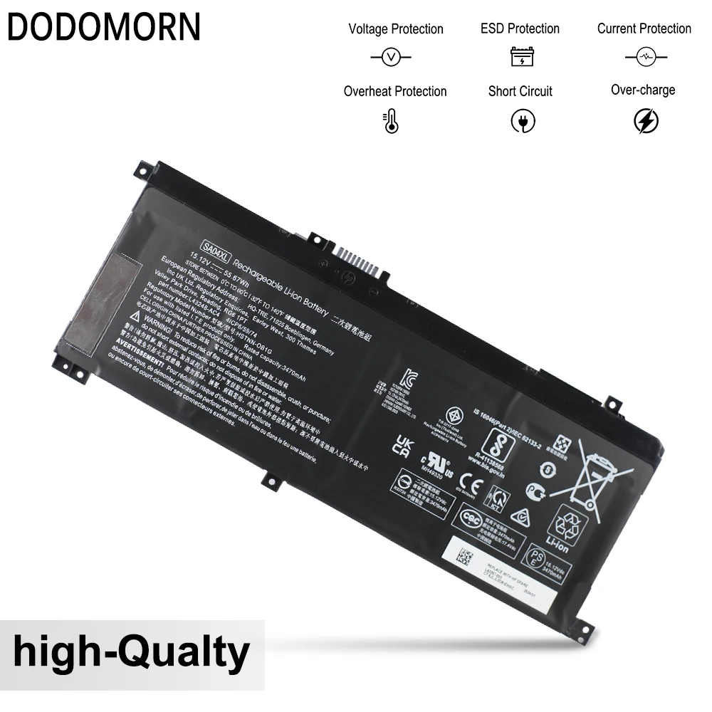 Аккумулятор для ноутбука SA04XL HP Envy X360 15-DR0010TX DR0000NA DR1001UR DS0000NG 15M-DR0011DX 15T-DR000 17-CG000 17M-CG000
