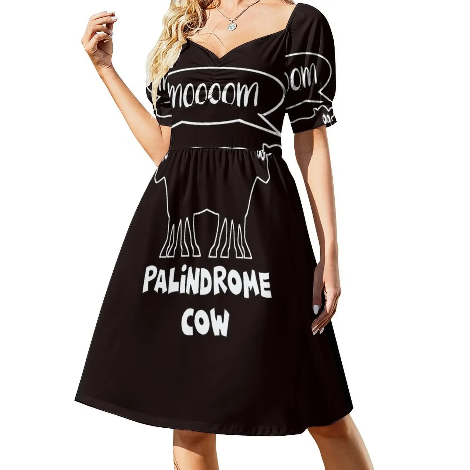 Palindrome Cow Dress платье женское элегантное роскошное