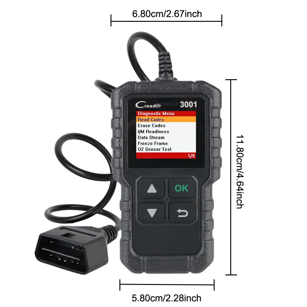 X431 CR3001 OBD2 сканер автоматическое сканирование диагностический инструмент