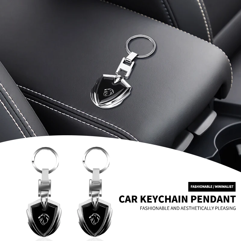Автомобильный логотип 3D металлический брелок для Peugeot GT 3008 308 T9 208 508 2008 5008 207 206 408 108