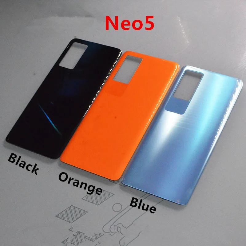Корпус Neo5 для Vivo iQOO Neo 5 6 62 дюйма Neo3 5G 57 стеклянная крышка аккумулятора ремонт