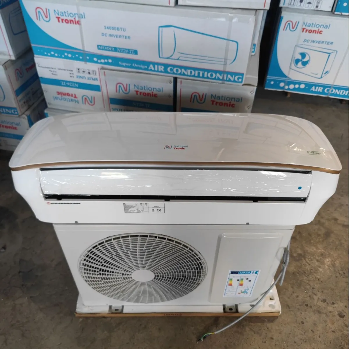 Фото Экспортный настенный кондиционер для внешней торговли, 2.5HP/3HP, 24 000 BTU, сплит-система, охлаждение и обогрев №4