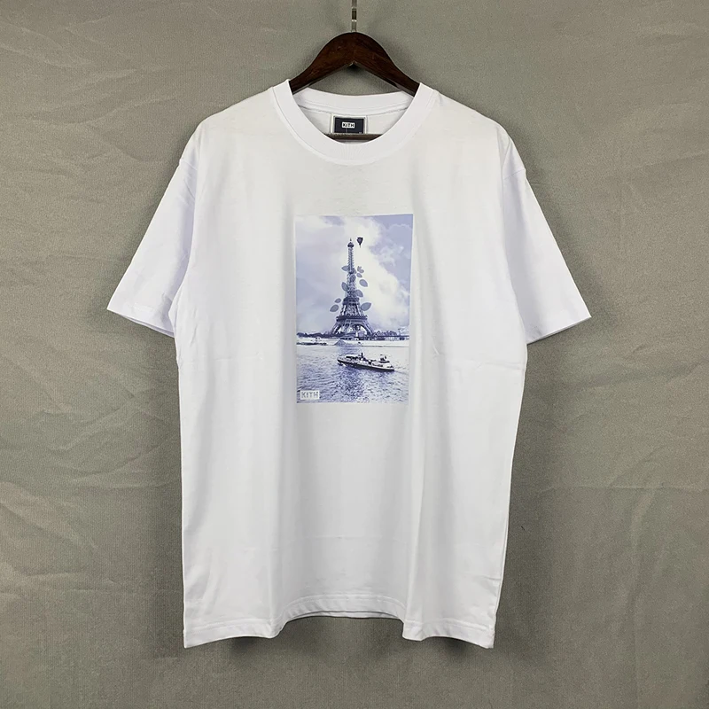 

New Kith T Shirts Men Women Harajuku Tops Tees High Quality Cotton T-shirt Men Clothing Fashion KITH Tshirt