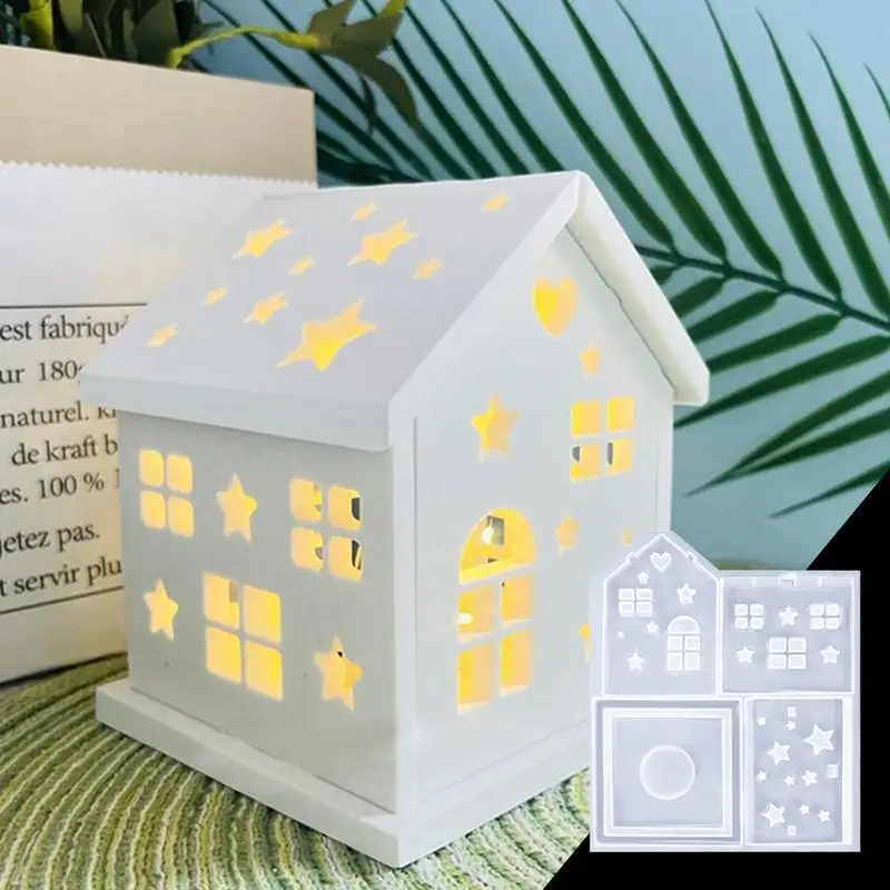 3D домашняя силиконовая форма для свечей Набор изготовления пластырей из смолы