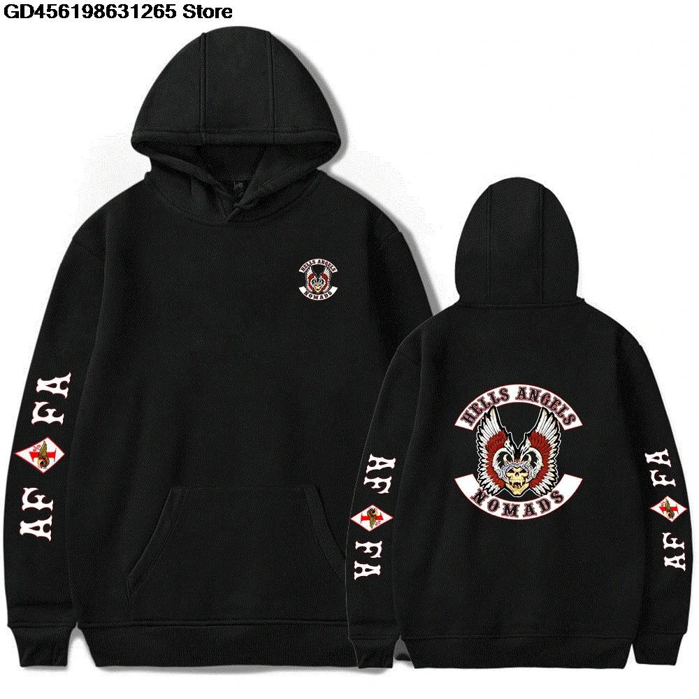 

Men's Clothes Nomads Retro Angel Hoodies Sweatshirt Printed Men/women Autumn Winter Kids Hoodie Hip Hop Pullovers