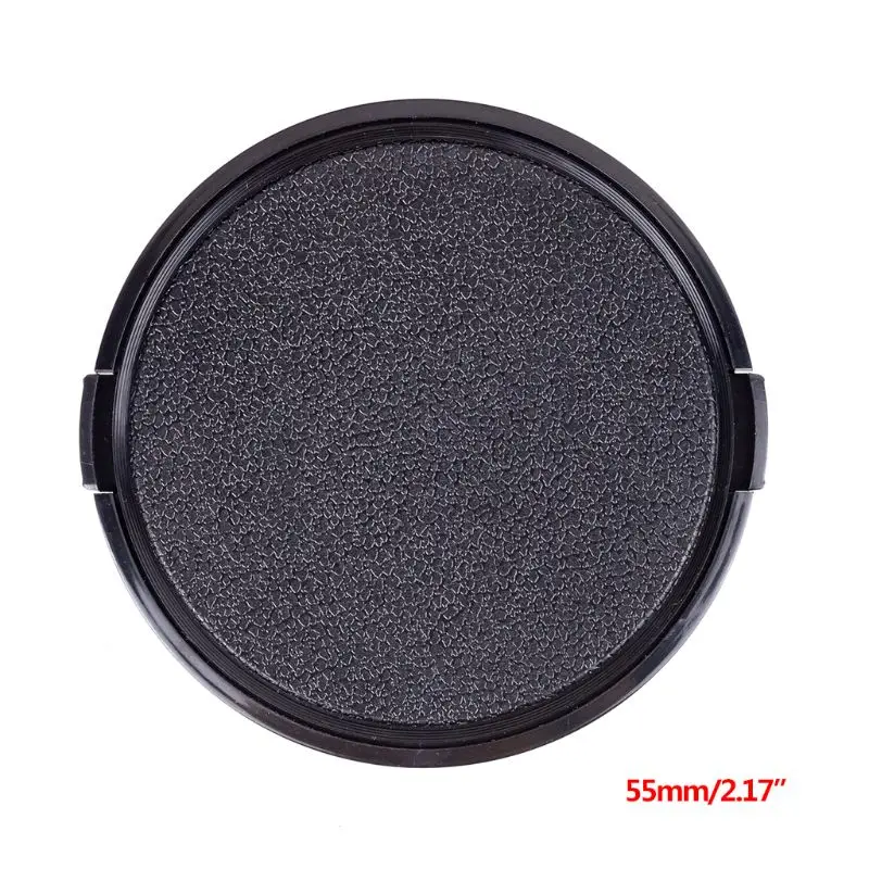 

2022 New 55MM Sides Pinch Snap-On Front Lens Cap/Cover Compatible for Nikon, Sony, Pentax All DSLR Lenses