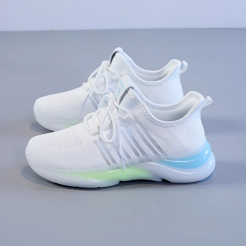 

Женская Повседневная обувь в стиле корзины, Женская дышащая Спортивная прогулочная обувь на мягкой толстой подошве, Женская Вулканизированная обувь