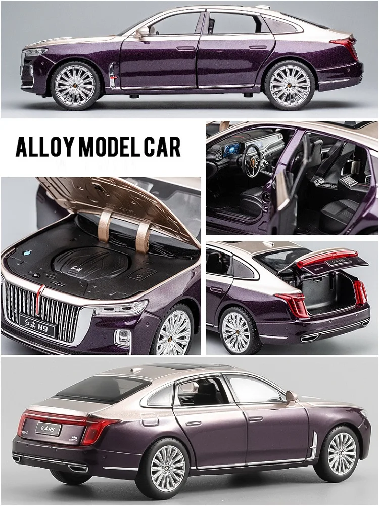Китайская лимузин HongQi H9 украшение для дома имитация изысканных литых и