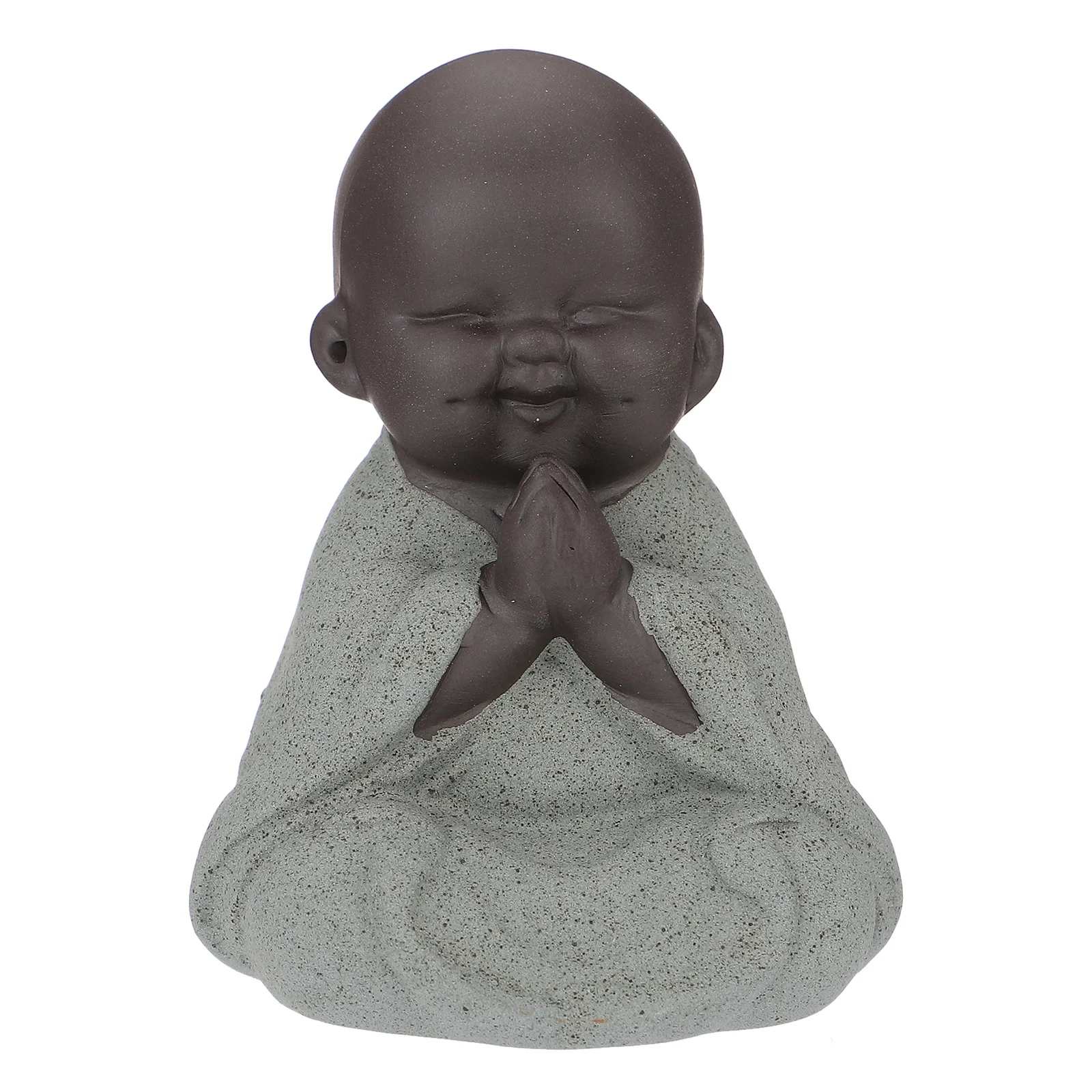 

Zen Monk Figurine Ornament Tea Pet Car Dashboard Accessories Table Decor