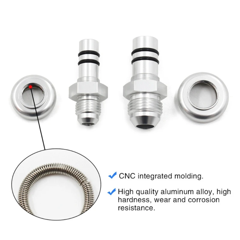 R9CC легкая заготовка из металлического сплава заготовка-6AN & -8AN топливный рельс адаптер износостойкость легкая установка используется для 1986-1998