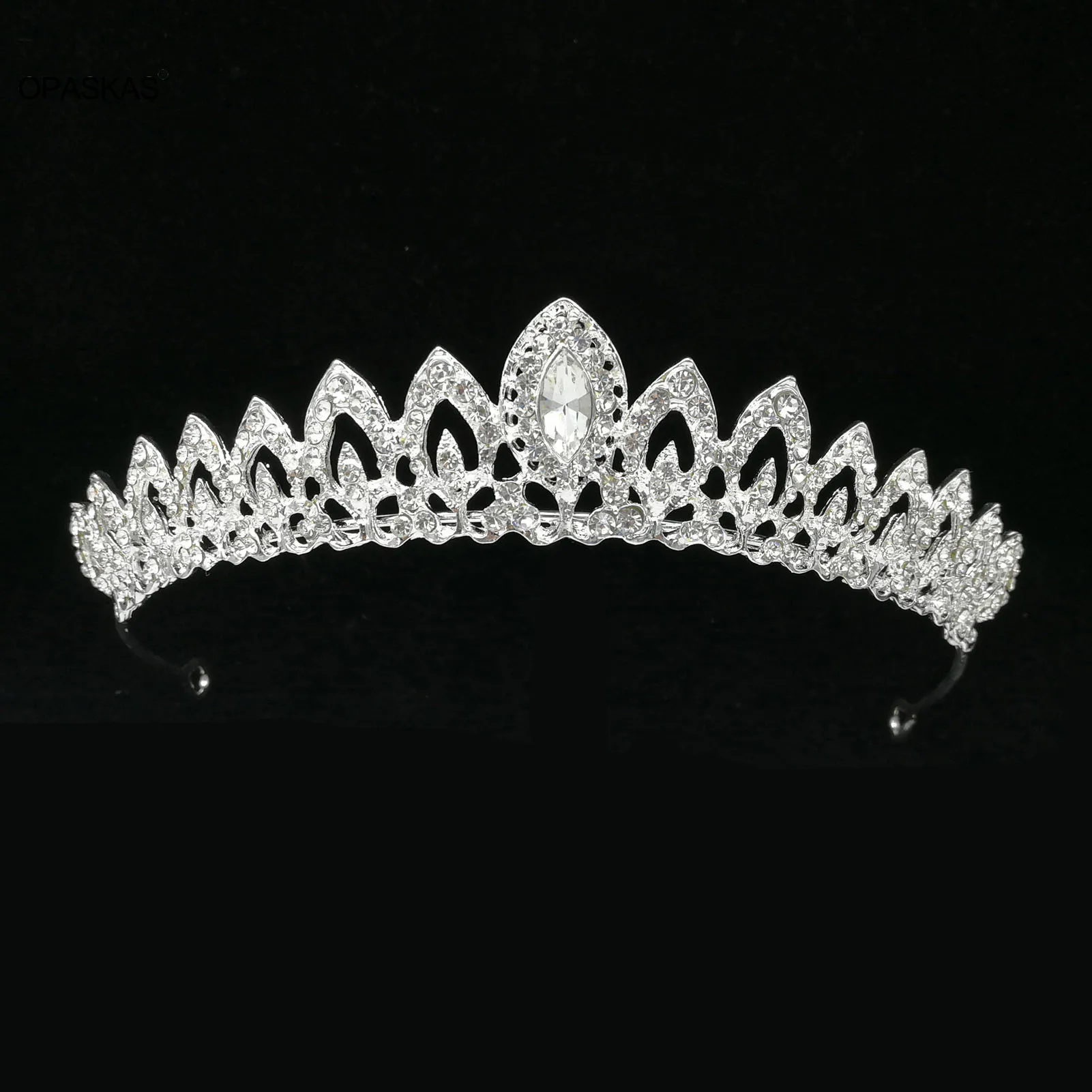 

Diadem Luxurious Crown Tiaras Wedding Bridal Hair Accessoires Sparkling Rhinestone Crystal Crowns Headpiece Trendy Shiny Decor