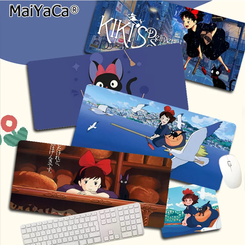 

Kiki's Delivery Service New Unique Desktop Pad Game Mousepad Size For Game Keyboard Pad For Gamer