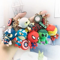 disney marvel super hero iron man spider man hulk thor captain america keychain pendant bag accessories key chain doll gifts