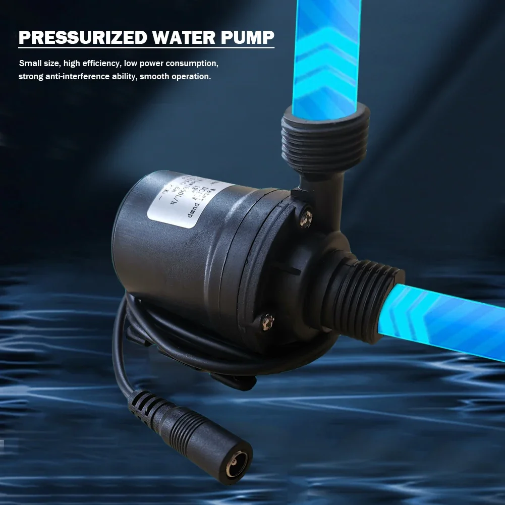 Ультратихий погружной водяной насос DC 12 В 24 55 л/ч циркуляционная система