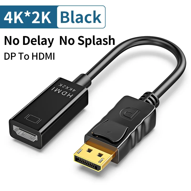 4K * 2K адаптер с портом дисплея на HDMI-совместимый кабель адаптация Видео Аудио для