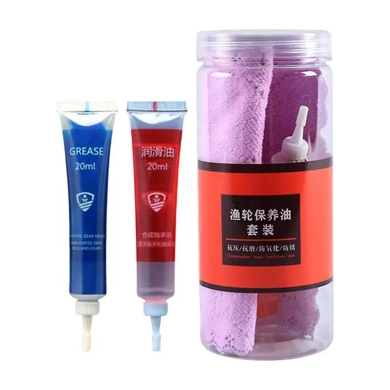 Набор смазки для рыболовной катушки 2 упаковки противоизносостойкое рыболовное
