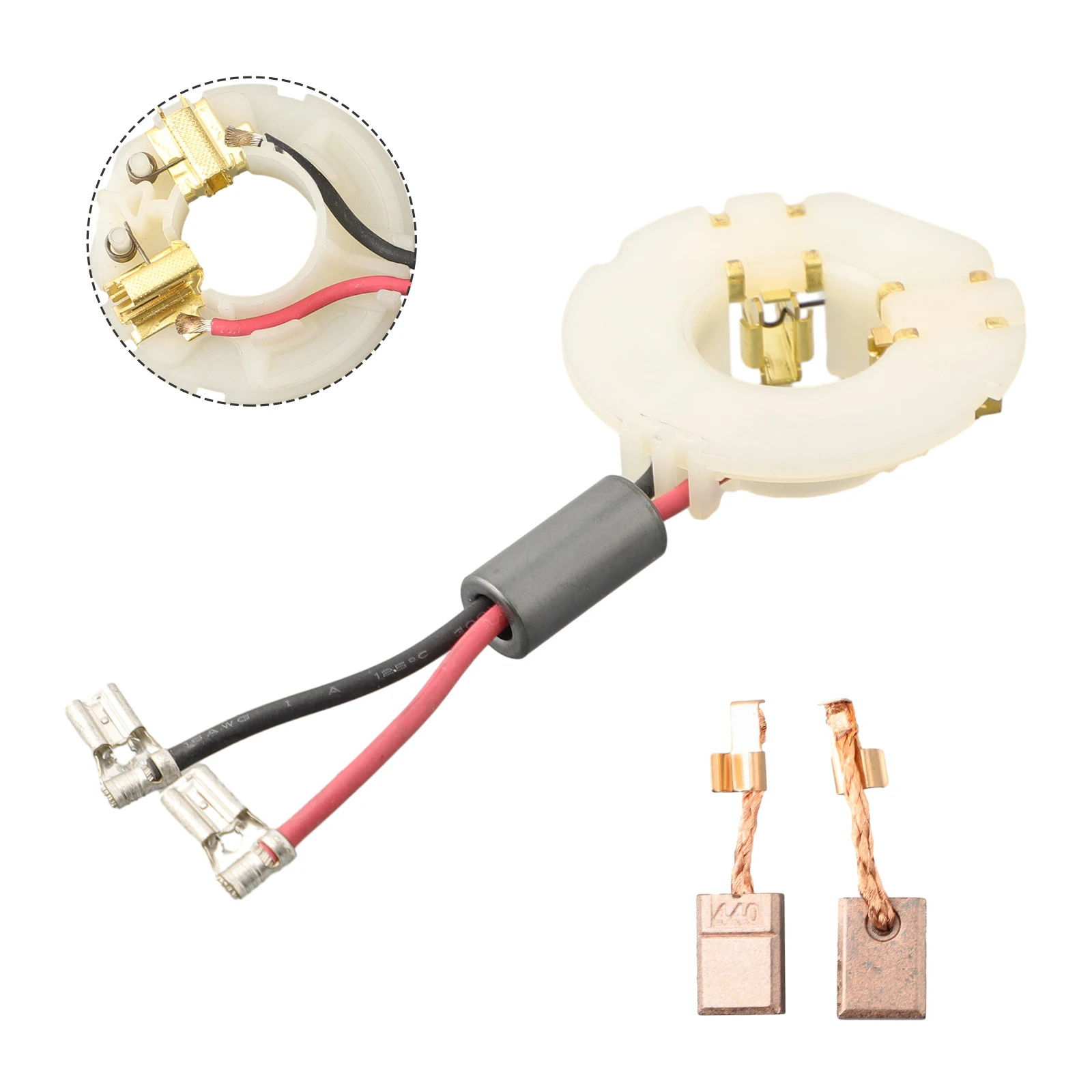 Держатель угольной щетки 638845 2 с набором угольных щеток для BDF446 BHP446 BDF456 BHP456 DDF446