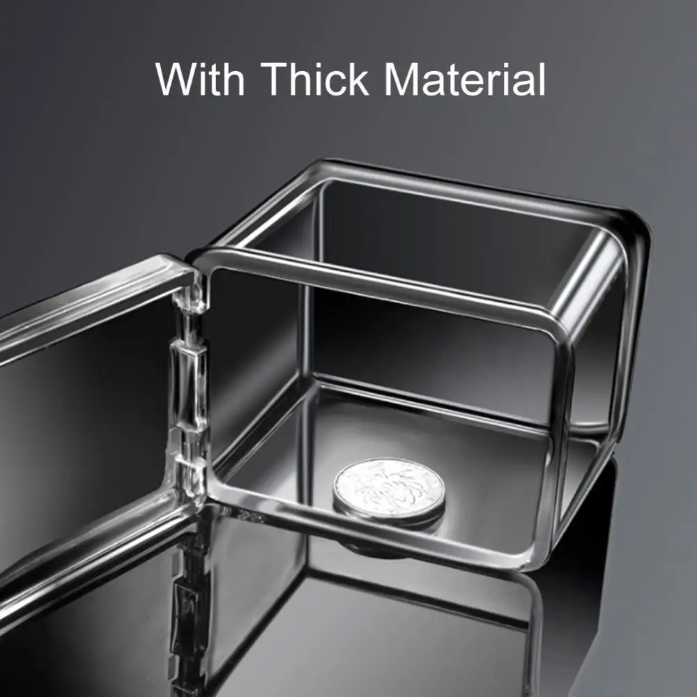 

Прозрачная коробка для приправ с ложкой, акриловая кухонная коробка для специй с ложкой, 3/4 ячеек