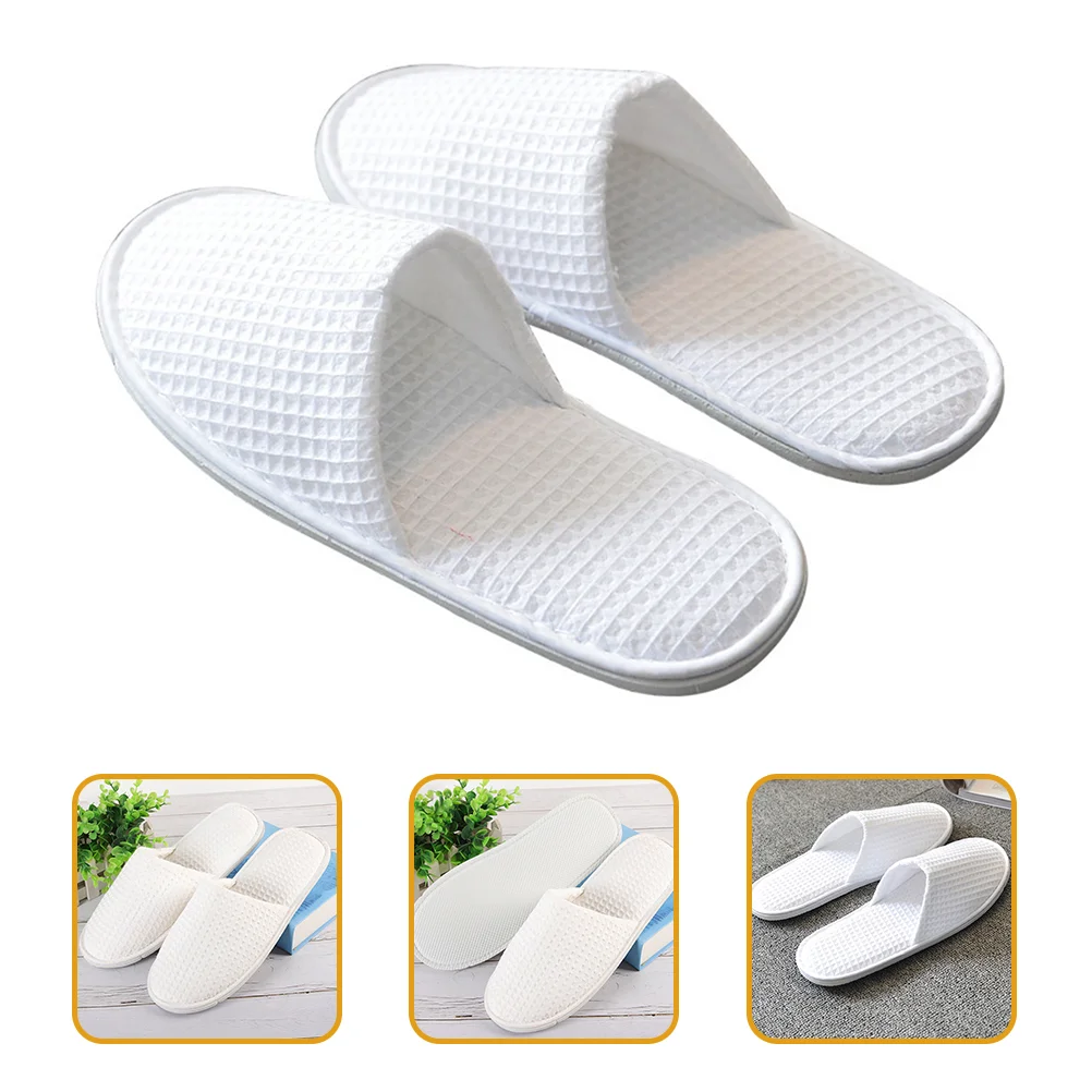 

4 Pairs Disposable Slippers Hotel One Travel Gift Time House Women Non- Guest