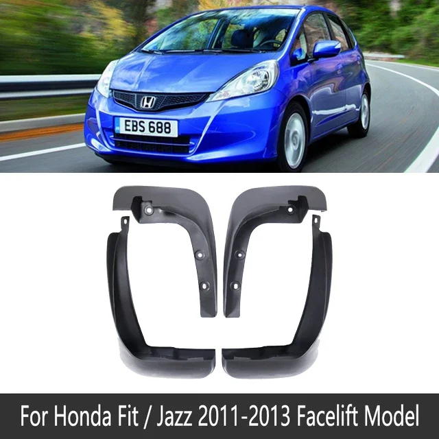 

4 шт., брызговики для Honda Jazz Fit GE6 2009 ~ 2013 2012 2011 2010