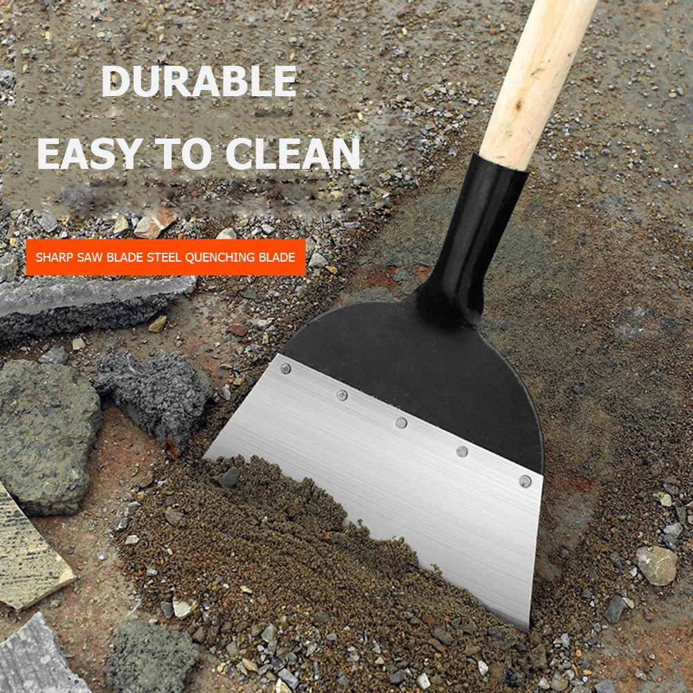 

Multi-Functional Outdoor Garden Cleaning Shovel Steel Flat Shovel ice shovel Weeding Planting Farm Weeding Tool Garden Accessory