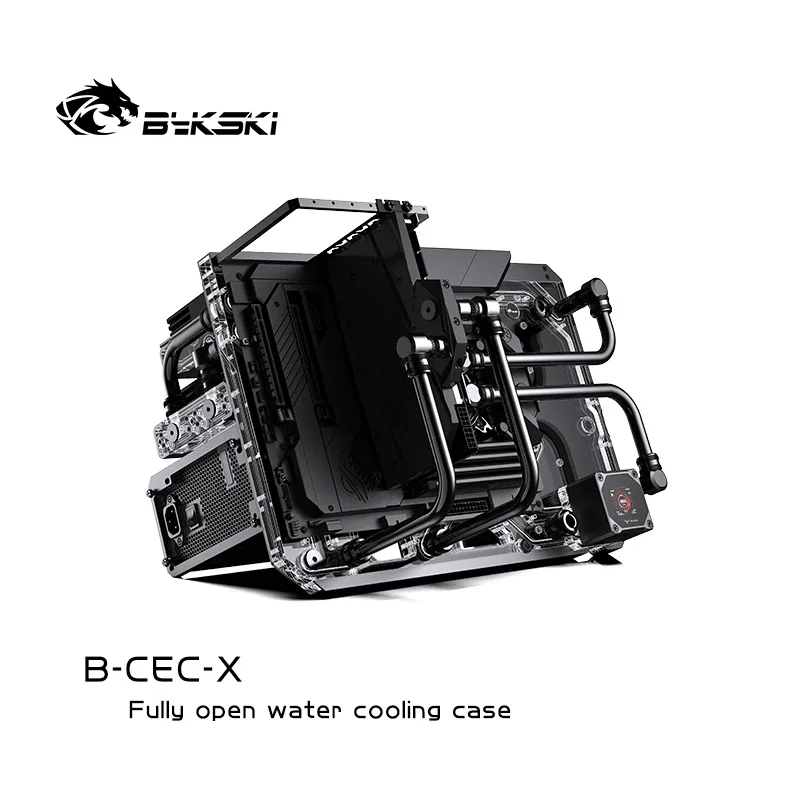 Фото Bykski B-CEC-X Шасси для печатной платы с открытой водой Полностью алюминиевая стойка для шасси Diy Вертикальное и горизонтальное использование №3