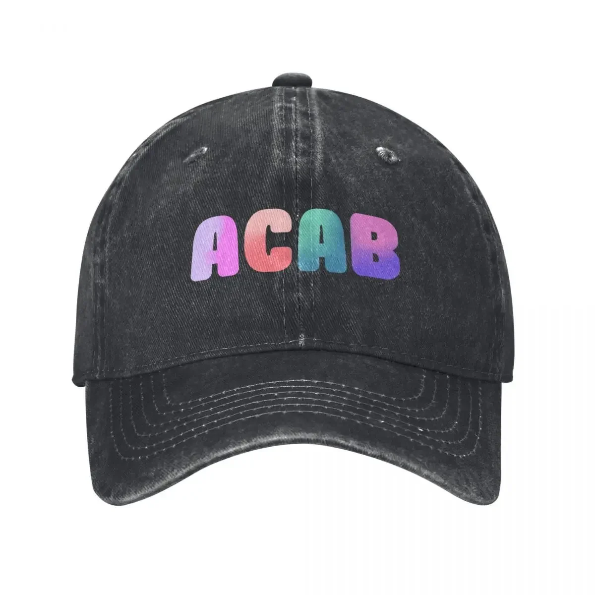 Фото Бейсбольная кепка ACAB с помпоном, шляпа дальнобойщика, брендовая мужская кепка, бейсболка, женская одежда для гольфа, мужская №2