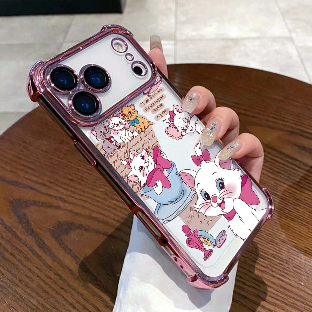 Фото Чехол для телефона Aristocats M-Maries Cat для Samsung Galaxy S26 S25 S24 S23 S22 S21 S20 FE Ultra Plus 5G, прозрачный, с защитой от падений №4