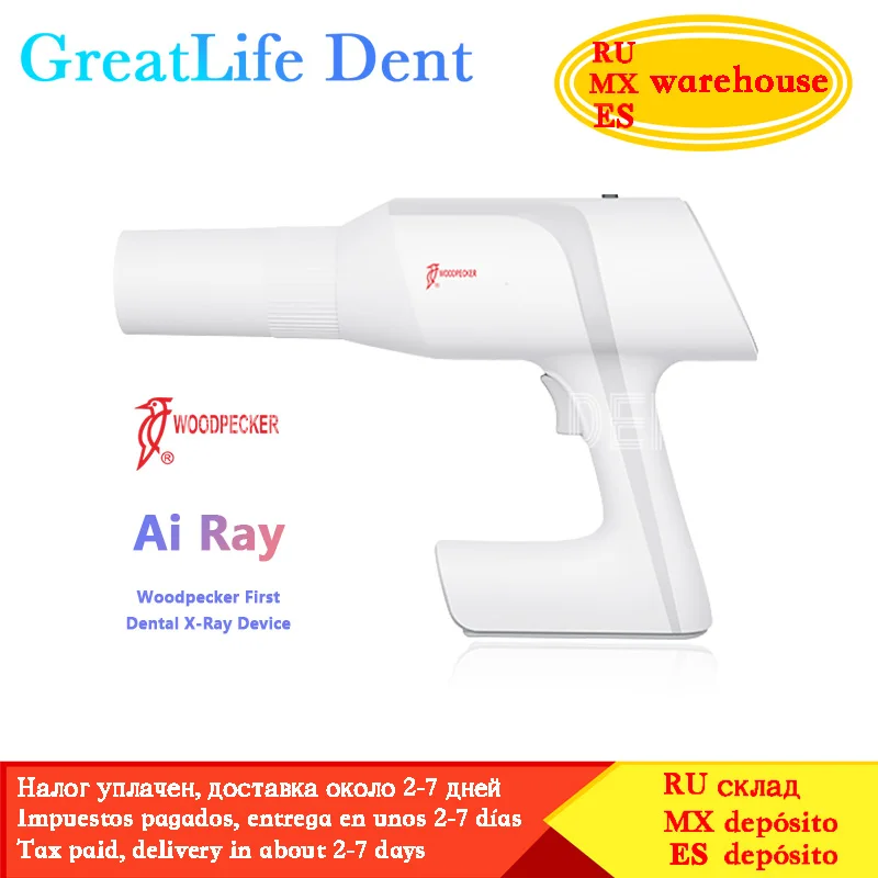 

GreatLife Dent Woodpecker Ai Ray X Ray Camera Dental Imaging System Touch Screen Portable Dental X Ray Camera With Sensor Image