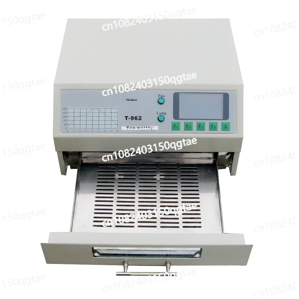 220 В T-962 800 Вт 180 X 235 мм Настольная рефлюксная печь BGA SMD SMT Rework Инфракрасный