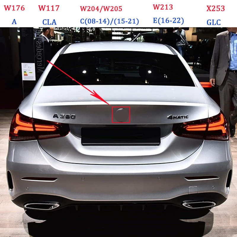 

Значок с Логотипом Звезды среднего багажника для Mercedes Benz A C E CLA GLC класс 3 значок с оригинальной дугой W117 W176 W204 W205 W213 X253